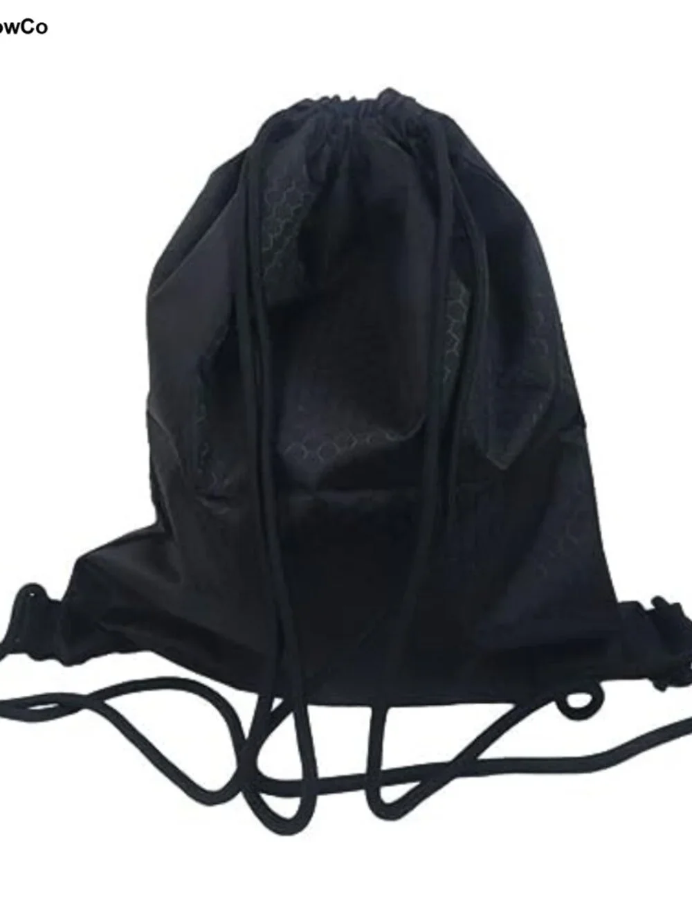 Foldable Nylon Drawstring Gym Backpack Large Sports Training Bag Travel